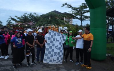 Semarak Bhayangkara, Polres Bengkulu Selatan Gelar Olahraga Bersama Peringati Hari Bhayangkara Ke 79