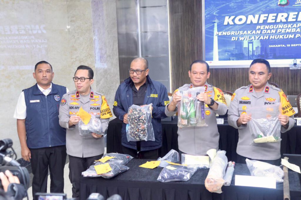 Polda Metro Tetapkan 16 Tersangka Perusakan Fasilitas Umum